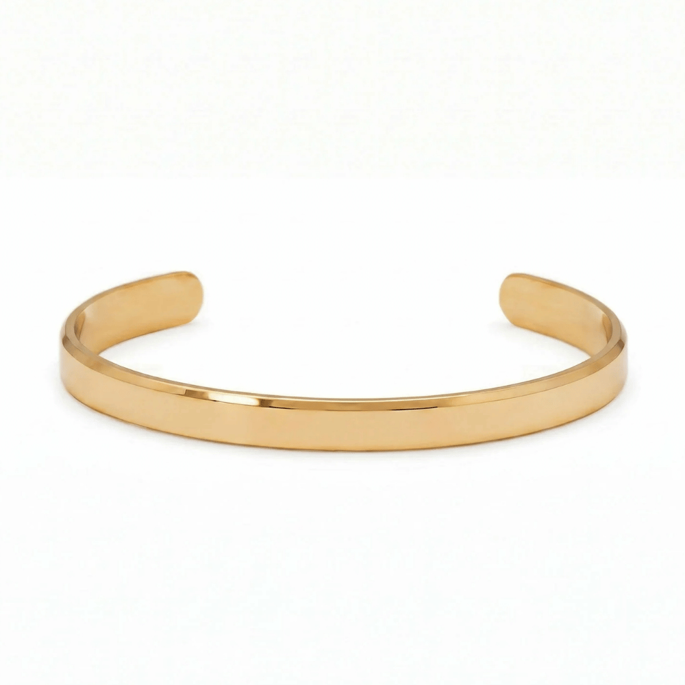Stainless Steel Polished Cuff Unisex Bracelet