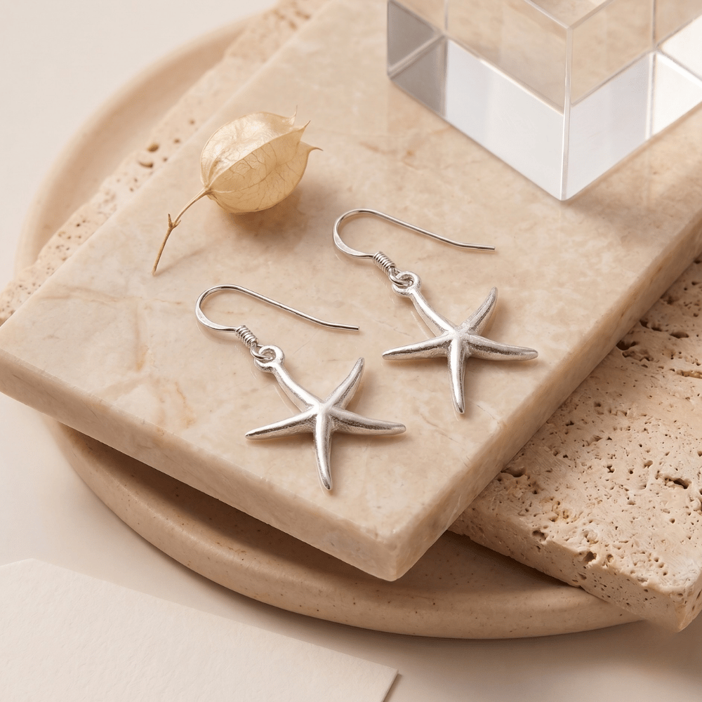 Starfish French Wire Earrings
