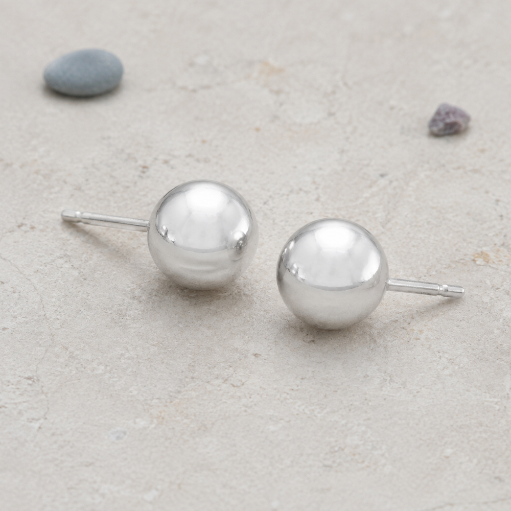 Ball Stud Earrings