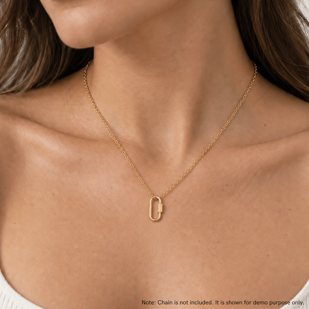 Twisting Lock Carabiner Pendant