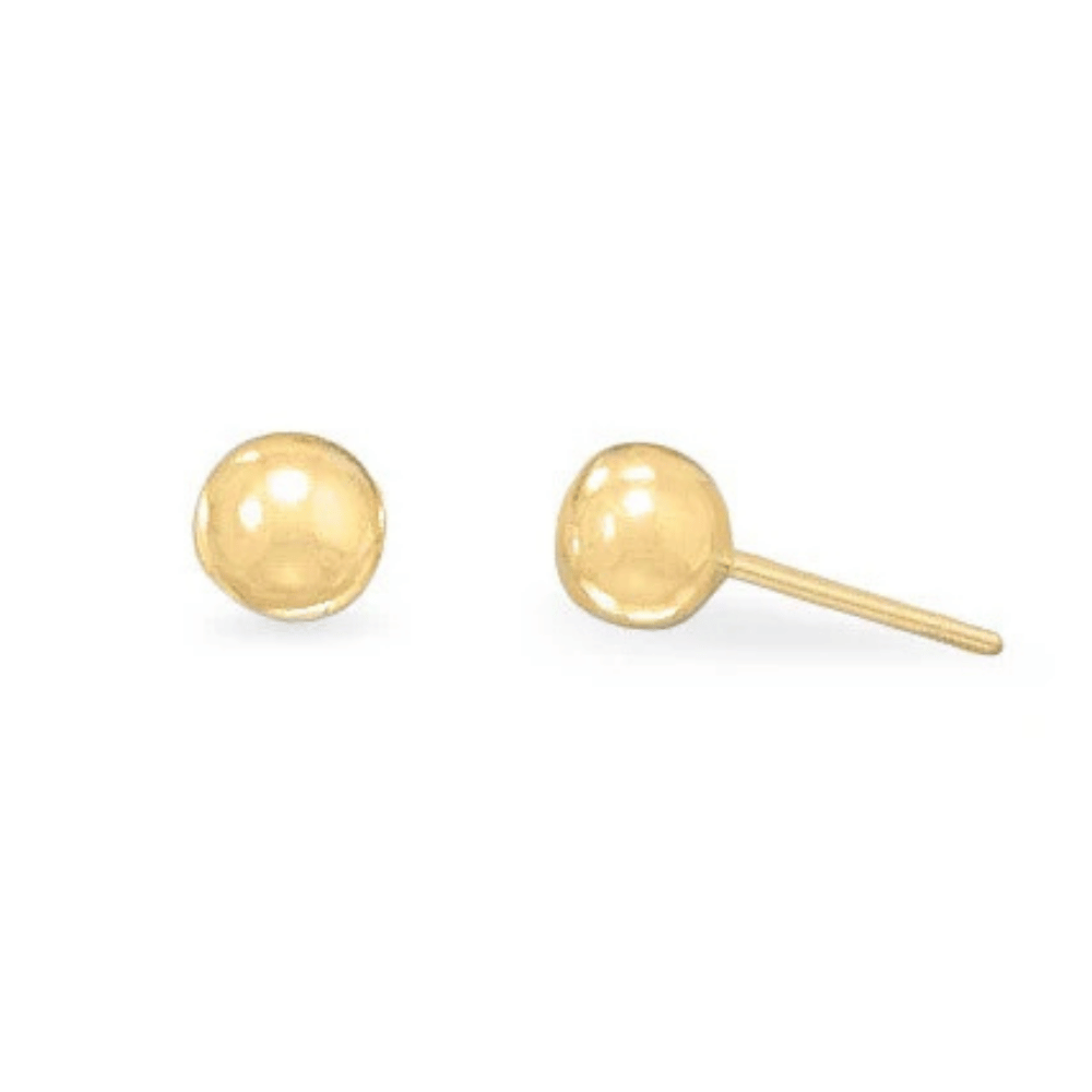 6mm Ball Stud Earrings