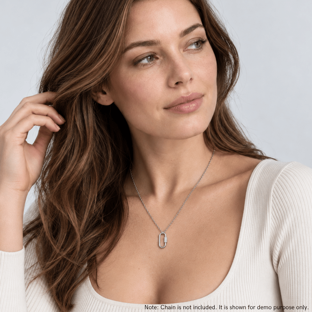 Twisting Lock Carabiner Pendant