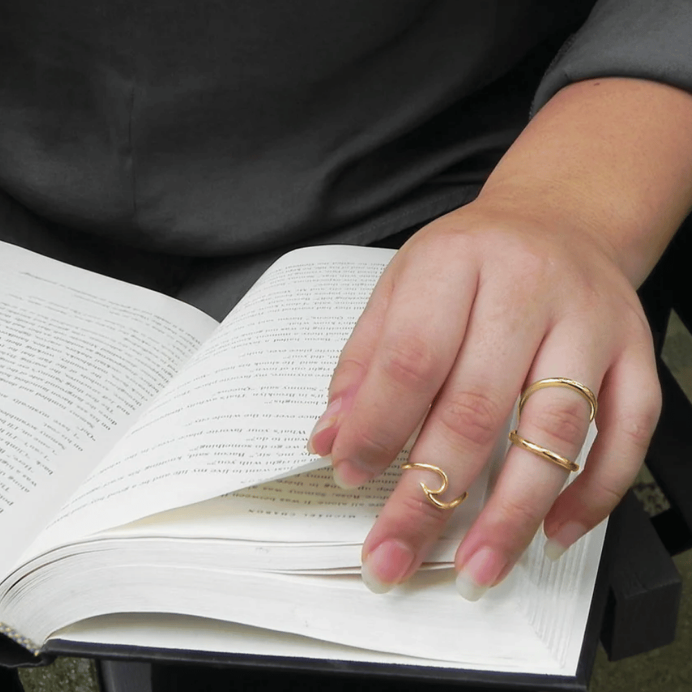 Double Band Knuckle Ring