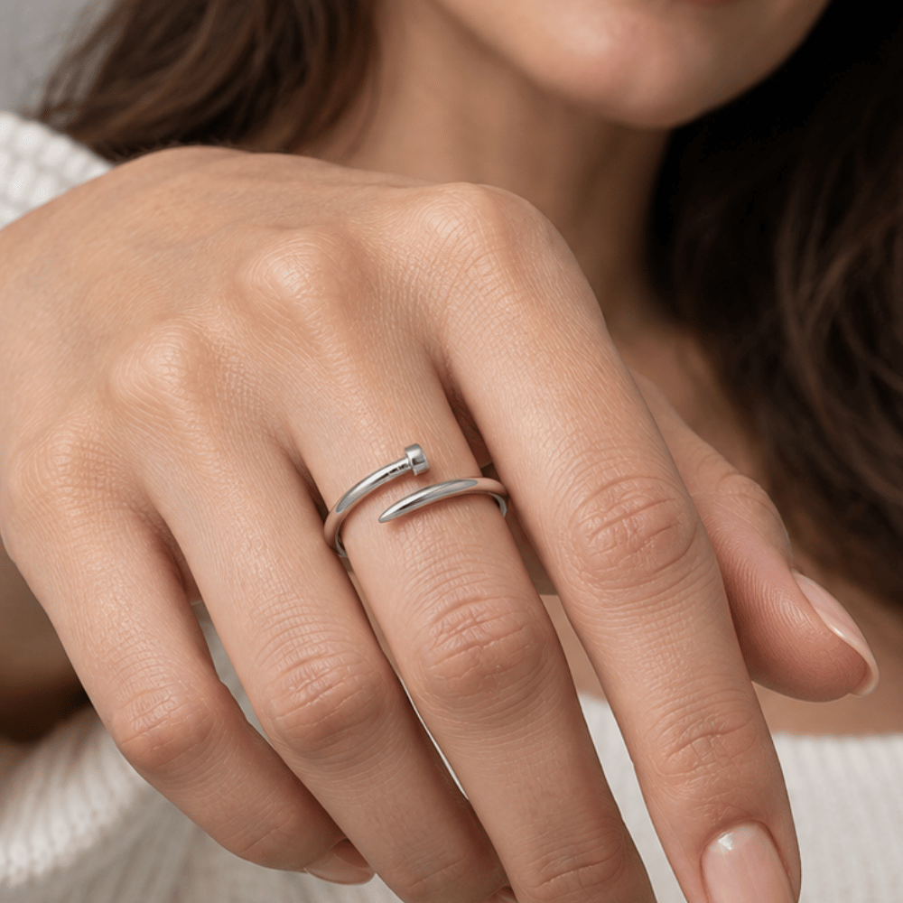 Adjustable Wrap Nail Ring