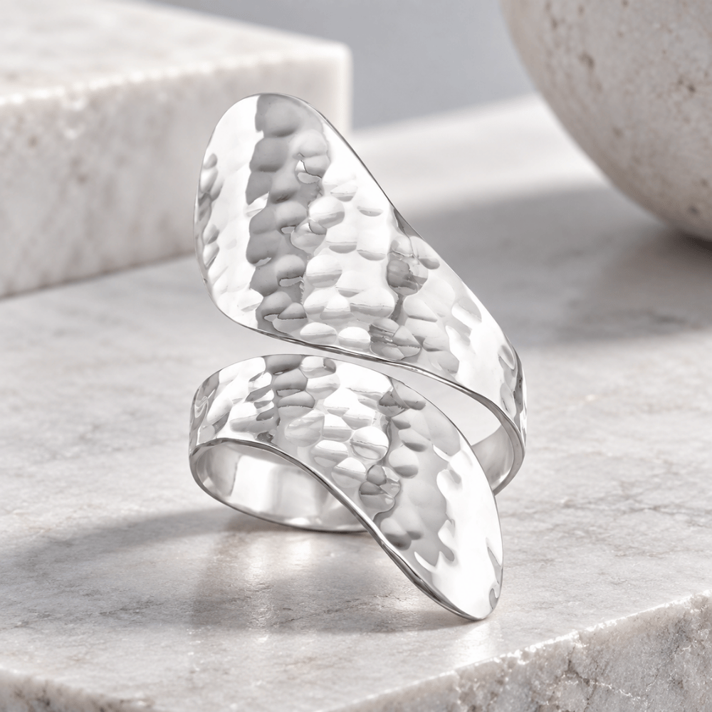 Hammered Spoon Ring