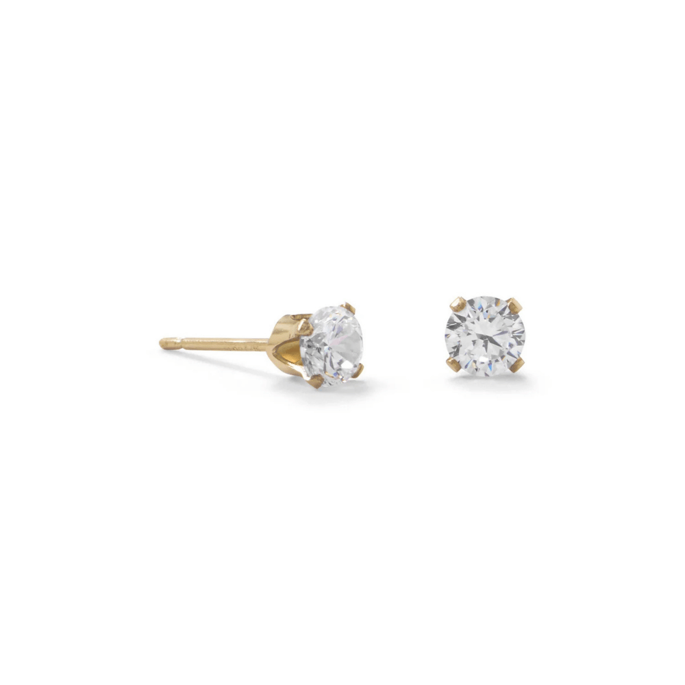 14/20 Gold Filled CZ Stud Earrings