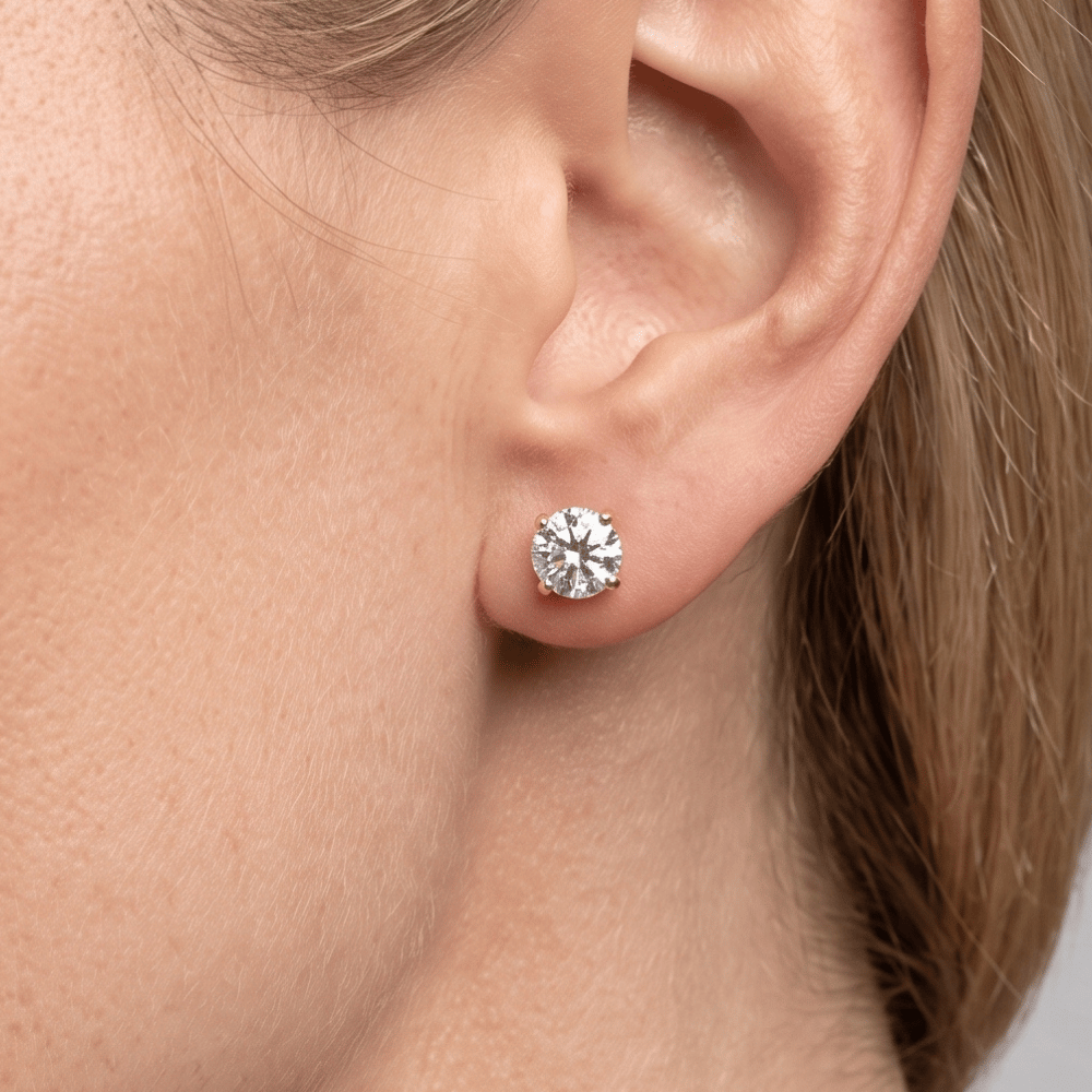 14/20 Gold Filled CZ Stud Earrings
