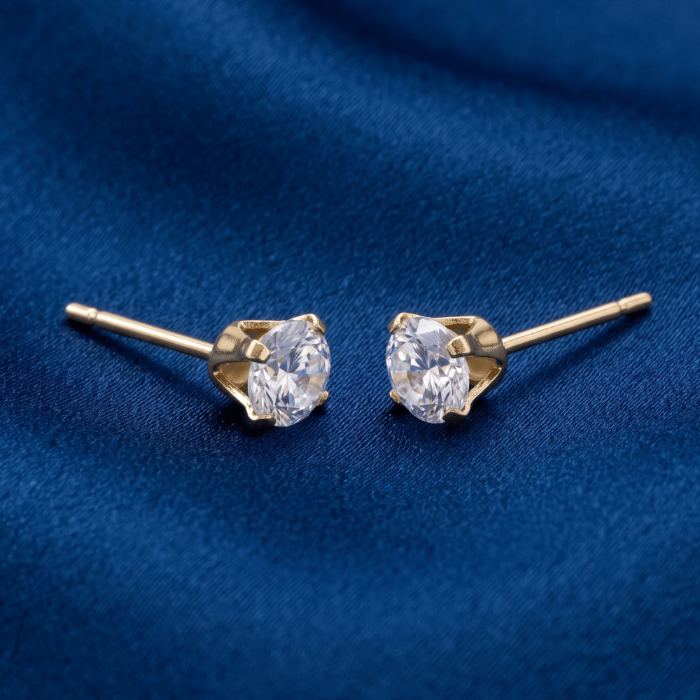 14/20 Gold Filled CZ Stud Earrings