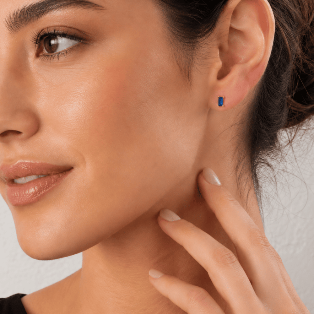 Baguette CZ Earrings
