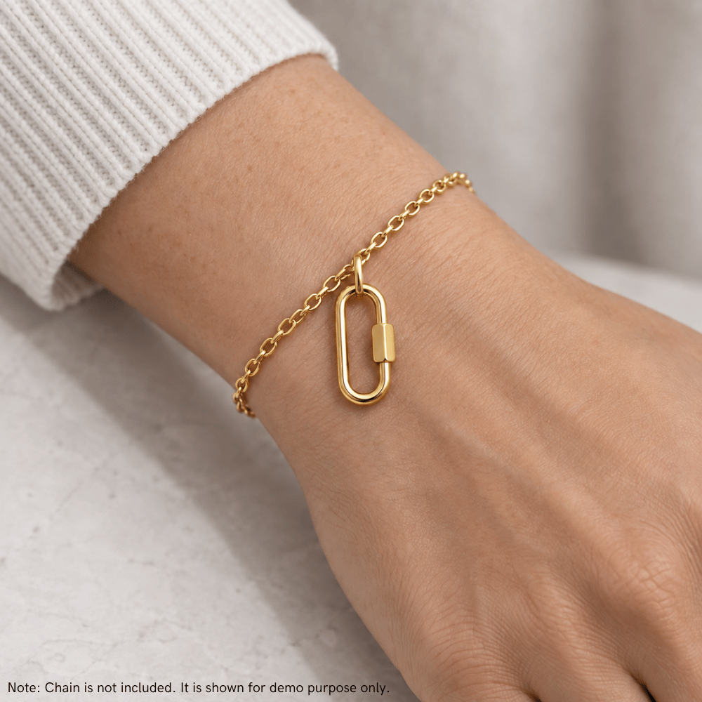 Twisting Lock Carabiner Pendant