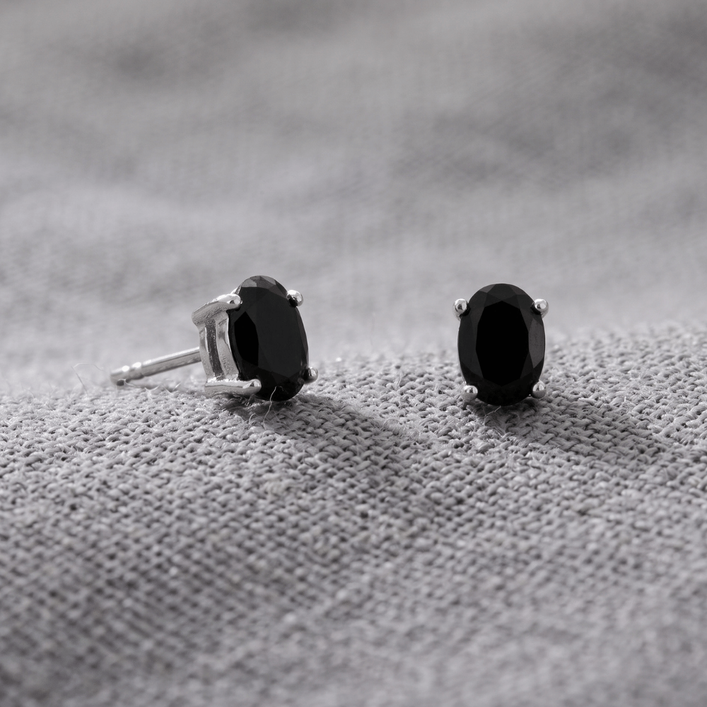 Oval Stud Earrings
