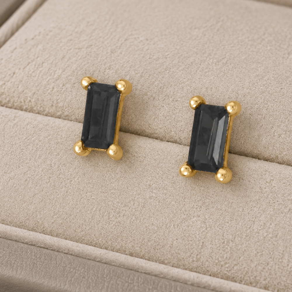 Baguette CZ Earrings