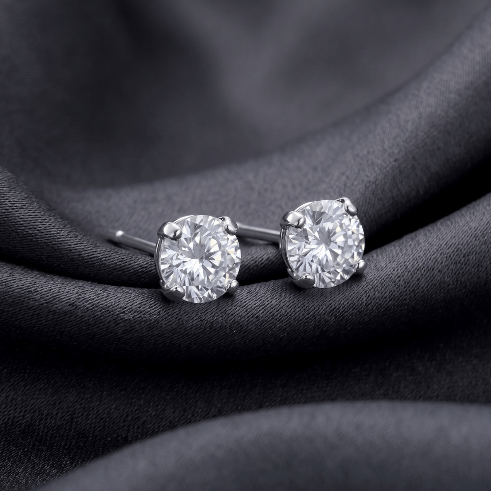 Cubic Zirconia Stud Earrings