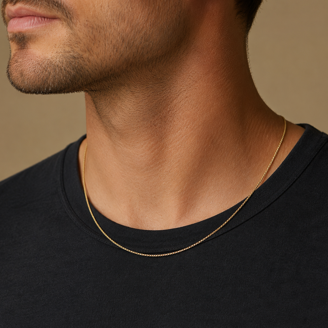 14/20 Gold Filled Box Chain Necklace - 1.5mm