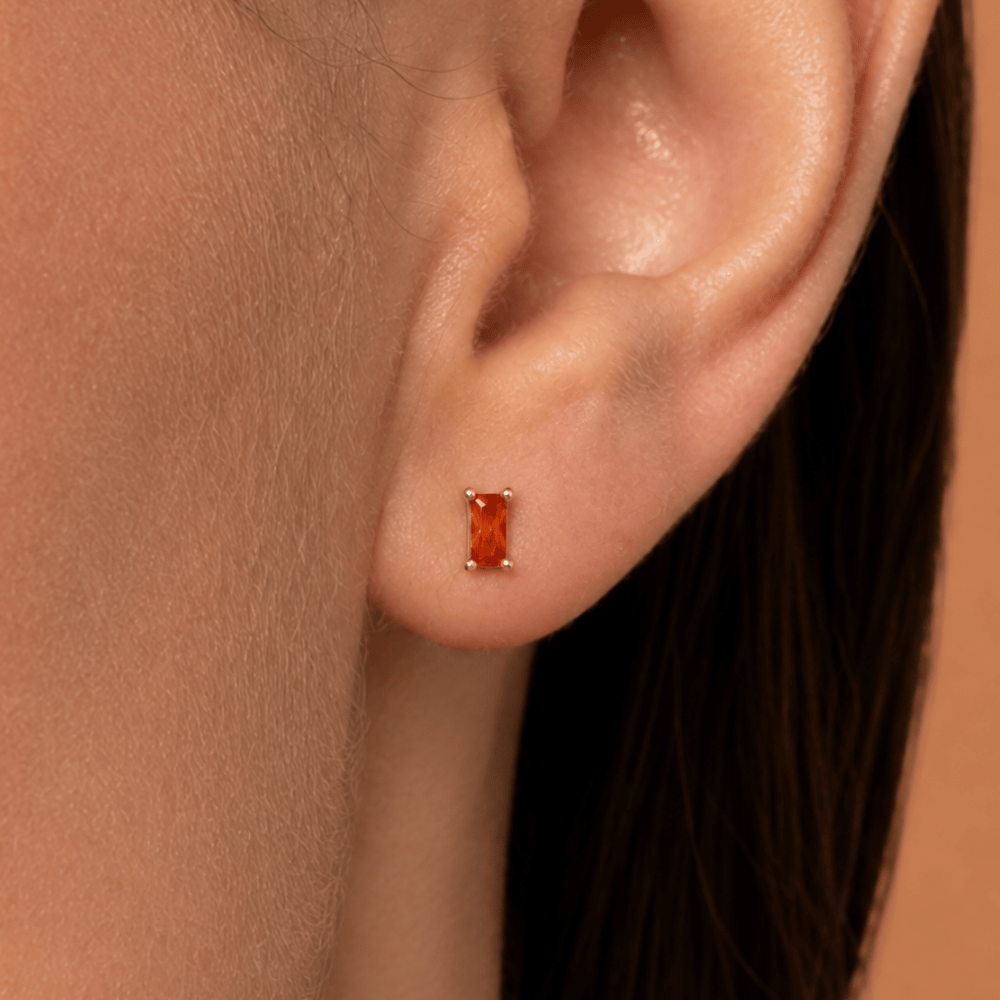 Baguette CZ Earrings