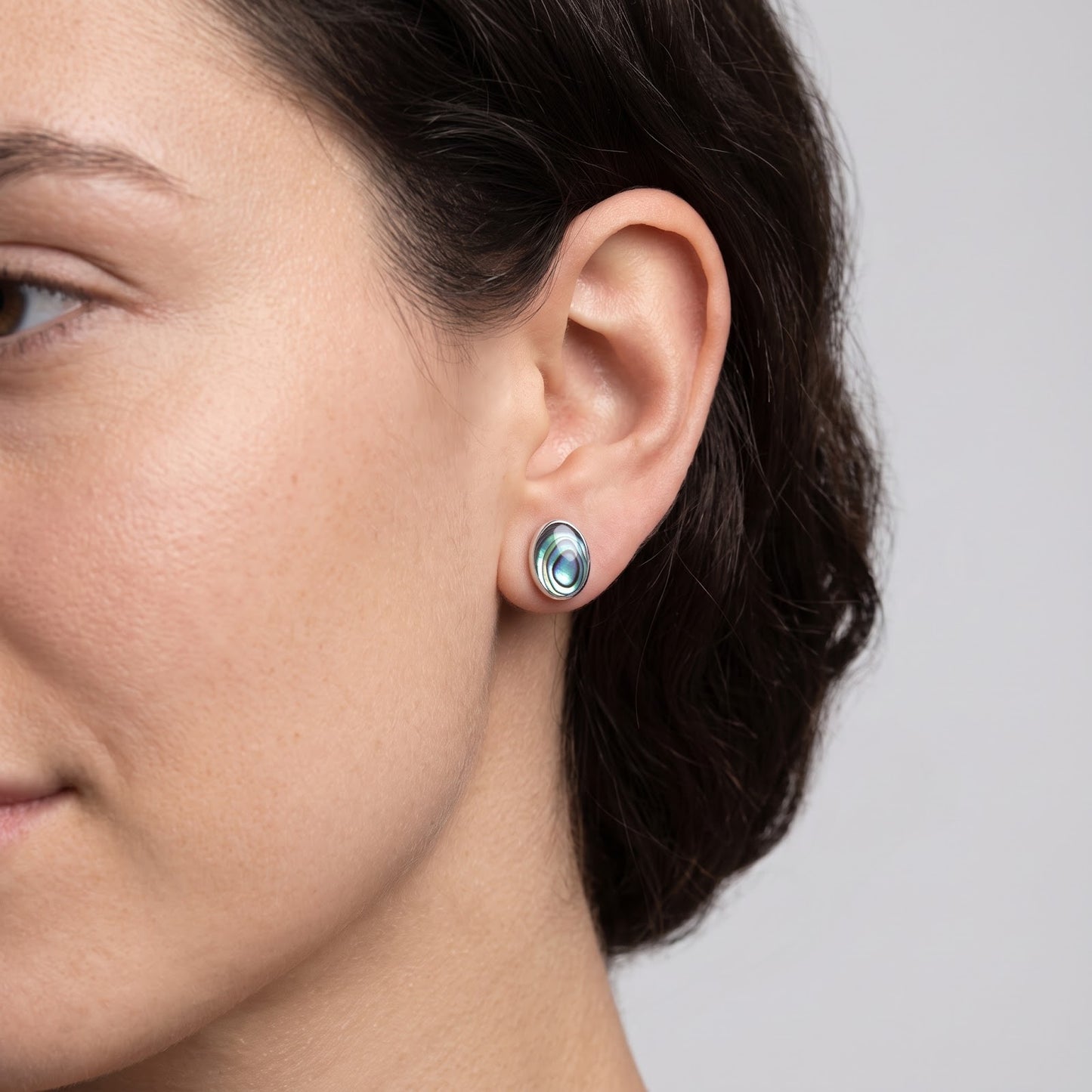 Abalone Shell Stud Earrings