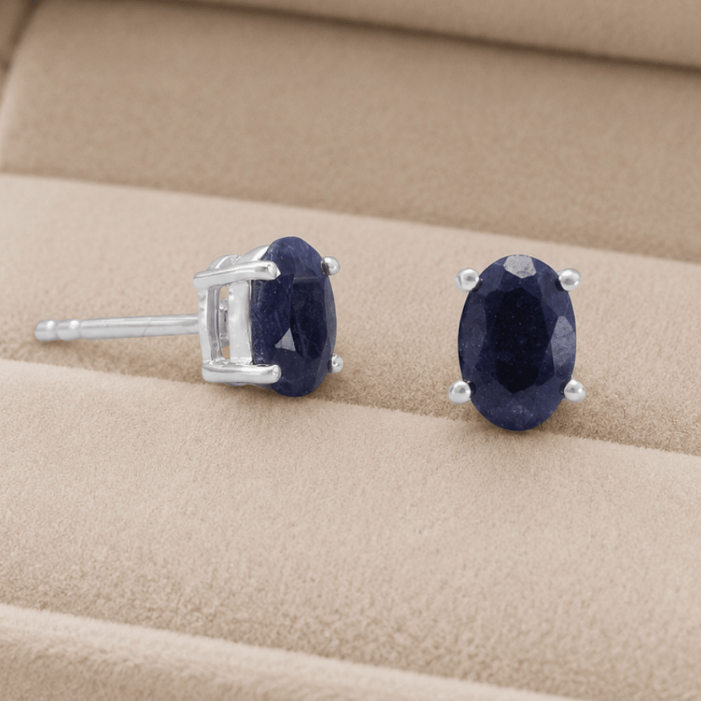 Oval Stud Earrings
