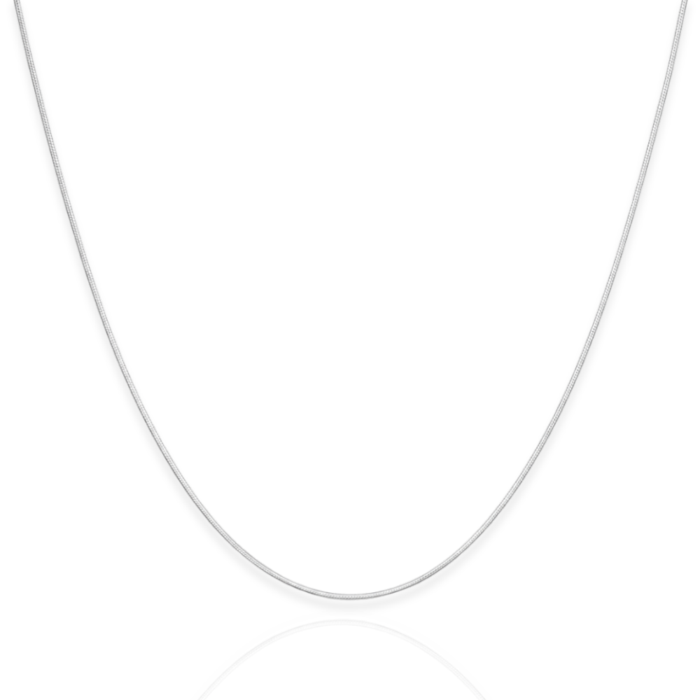 925 Sterling Silver Italian Snake Chain Necklace - 0.7mm