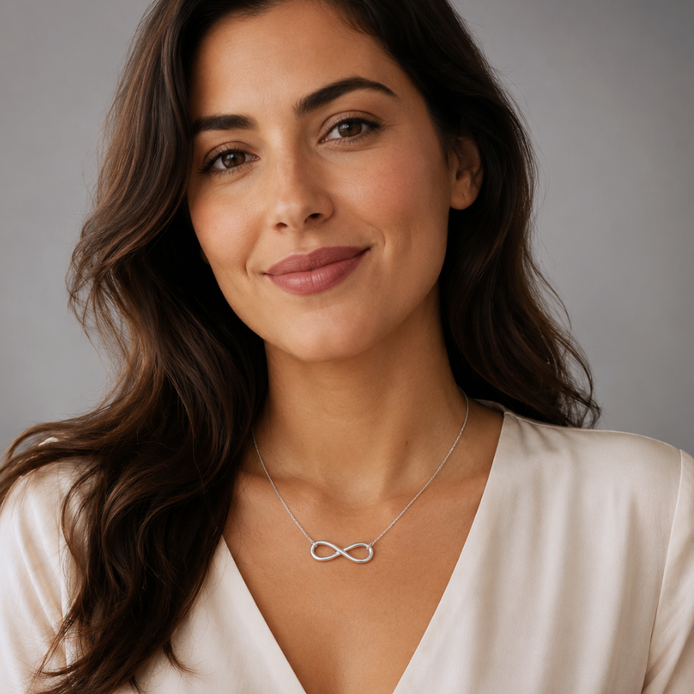 16"+1"+1" "Infinite Love" Infinity Necklace