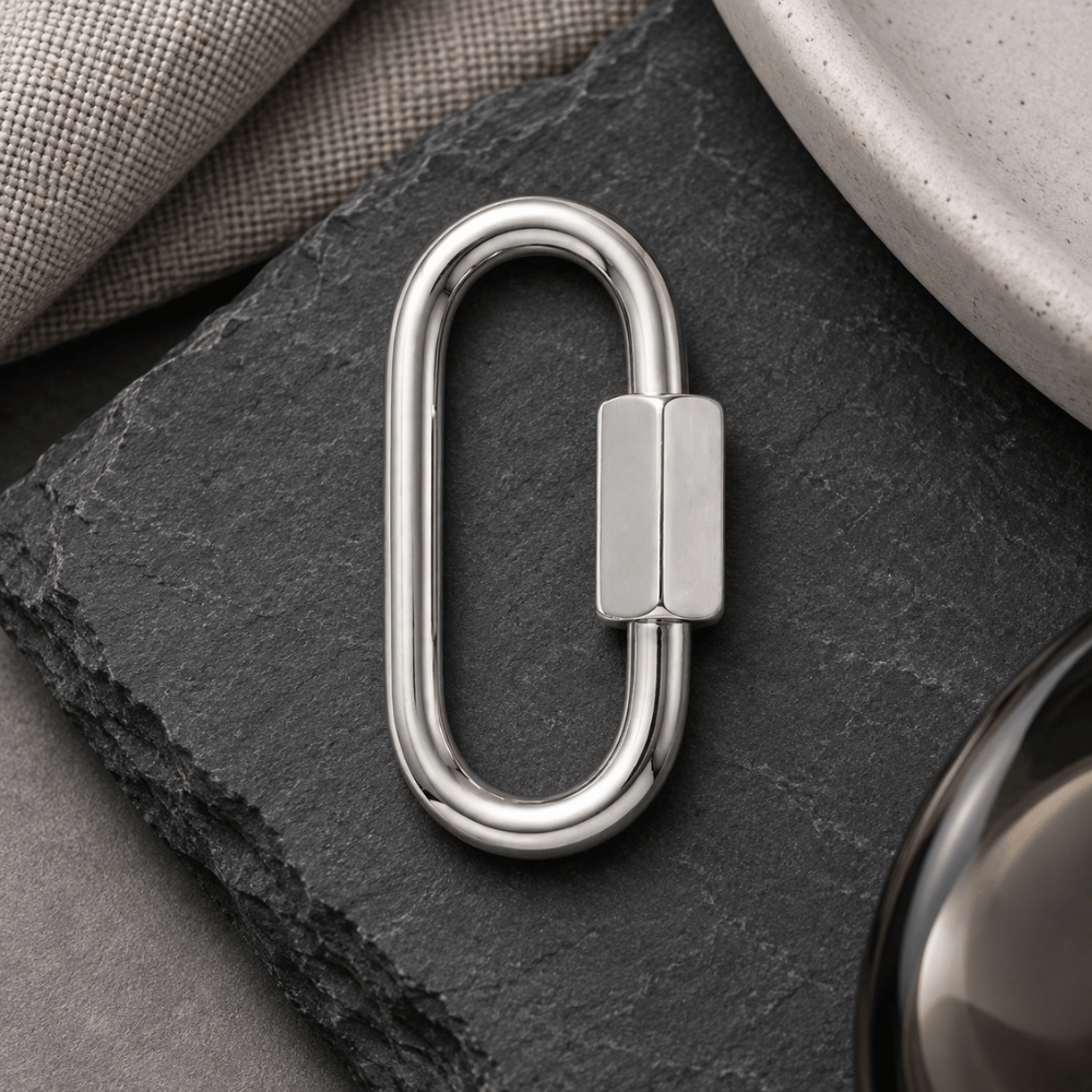 Twisting Lock Carabiner Pendant