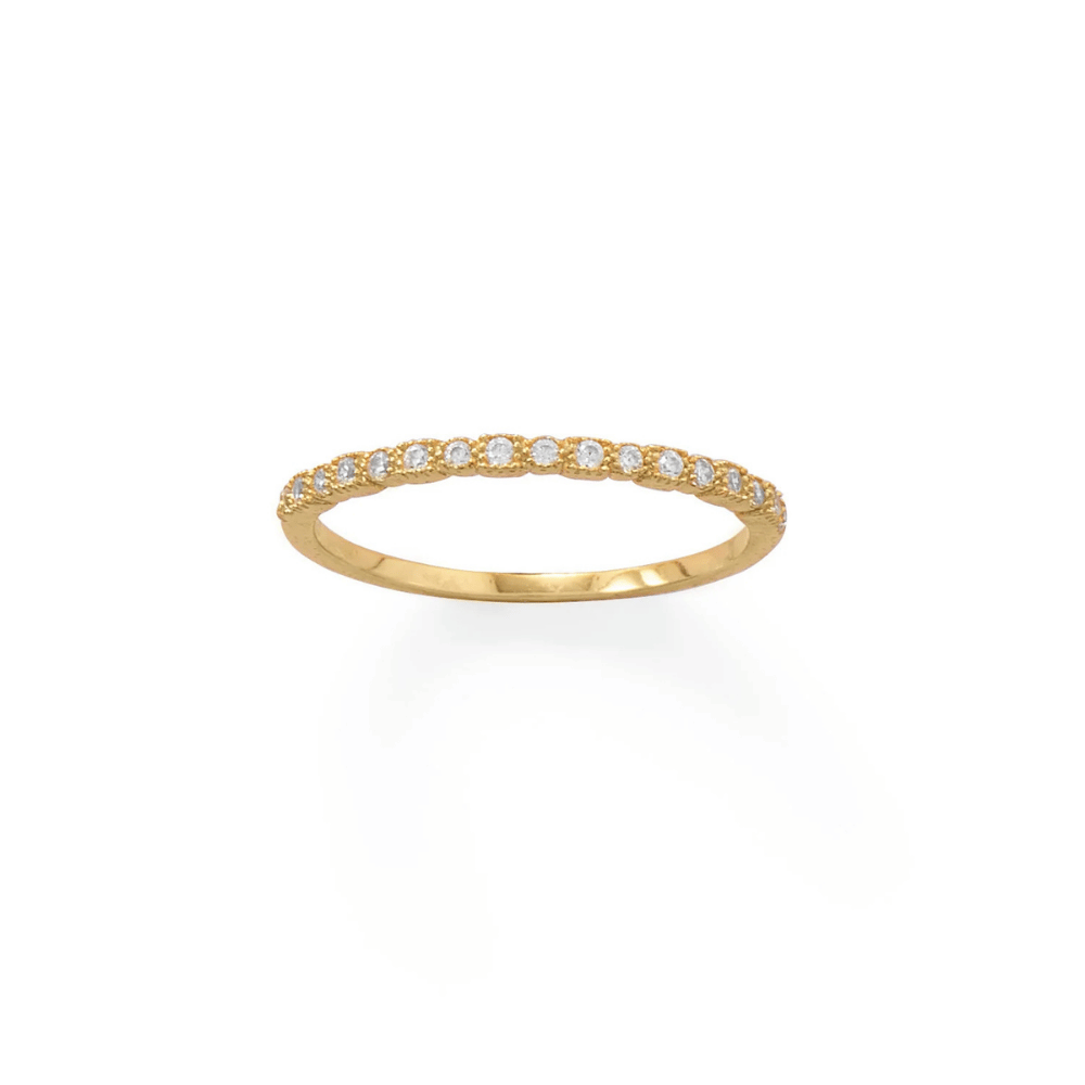 Thin CZ Ring