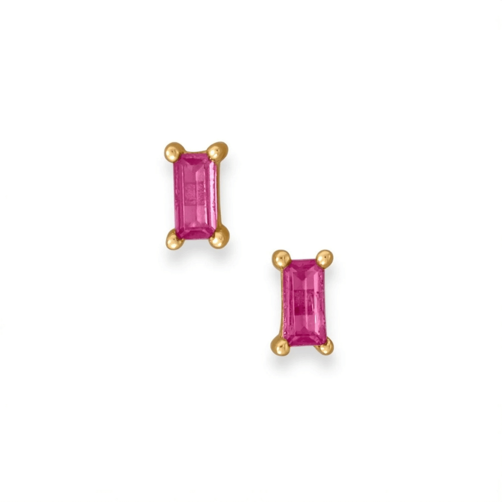 Baguette CZ Earrings
