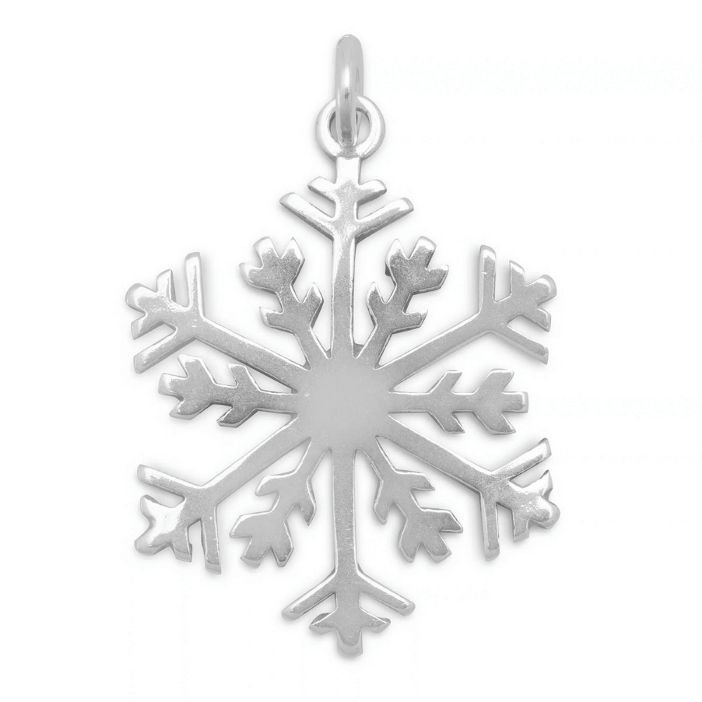 Polished Snowflake Pendant - view 5