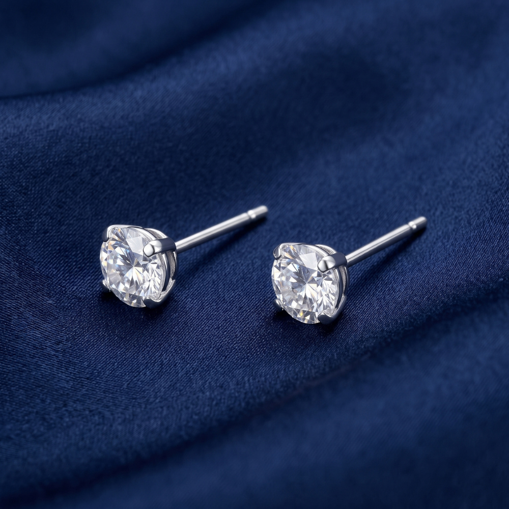 Cubic Zirconia Stud Earrings