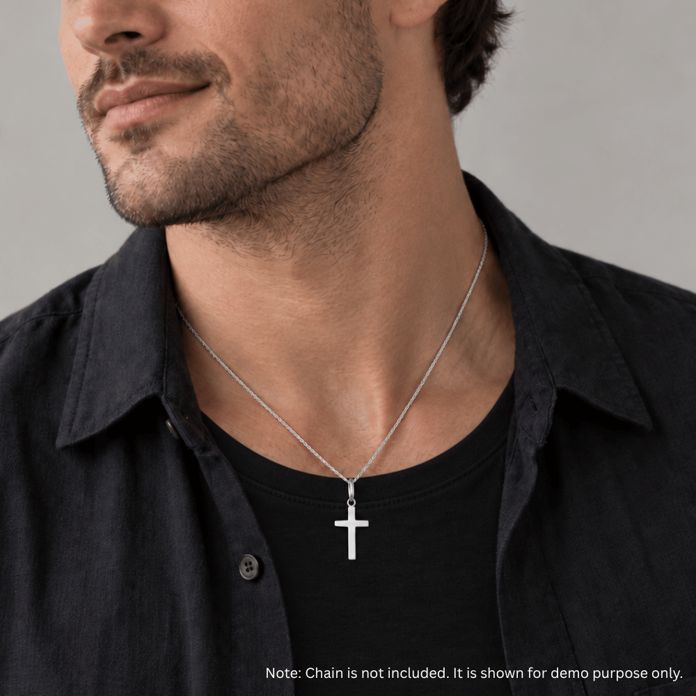 Polished Medium Cross Charm