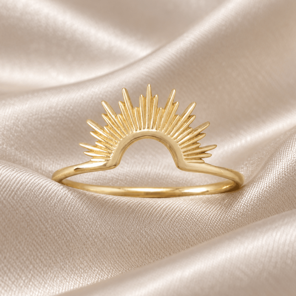 Shiny Sunburst Ring