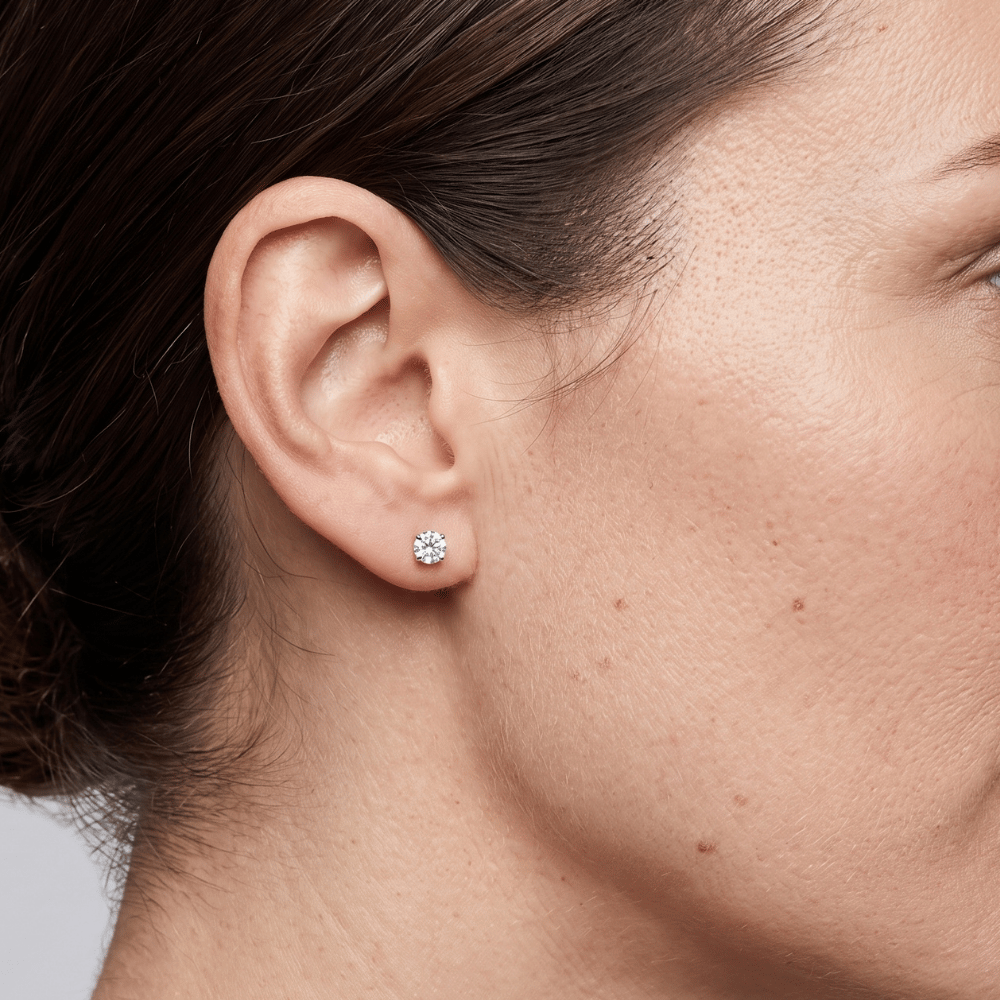 Cubic Zirconia Stud Earrings