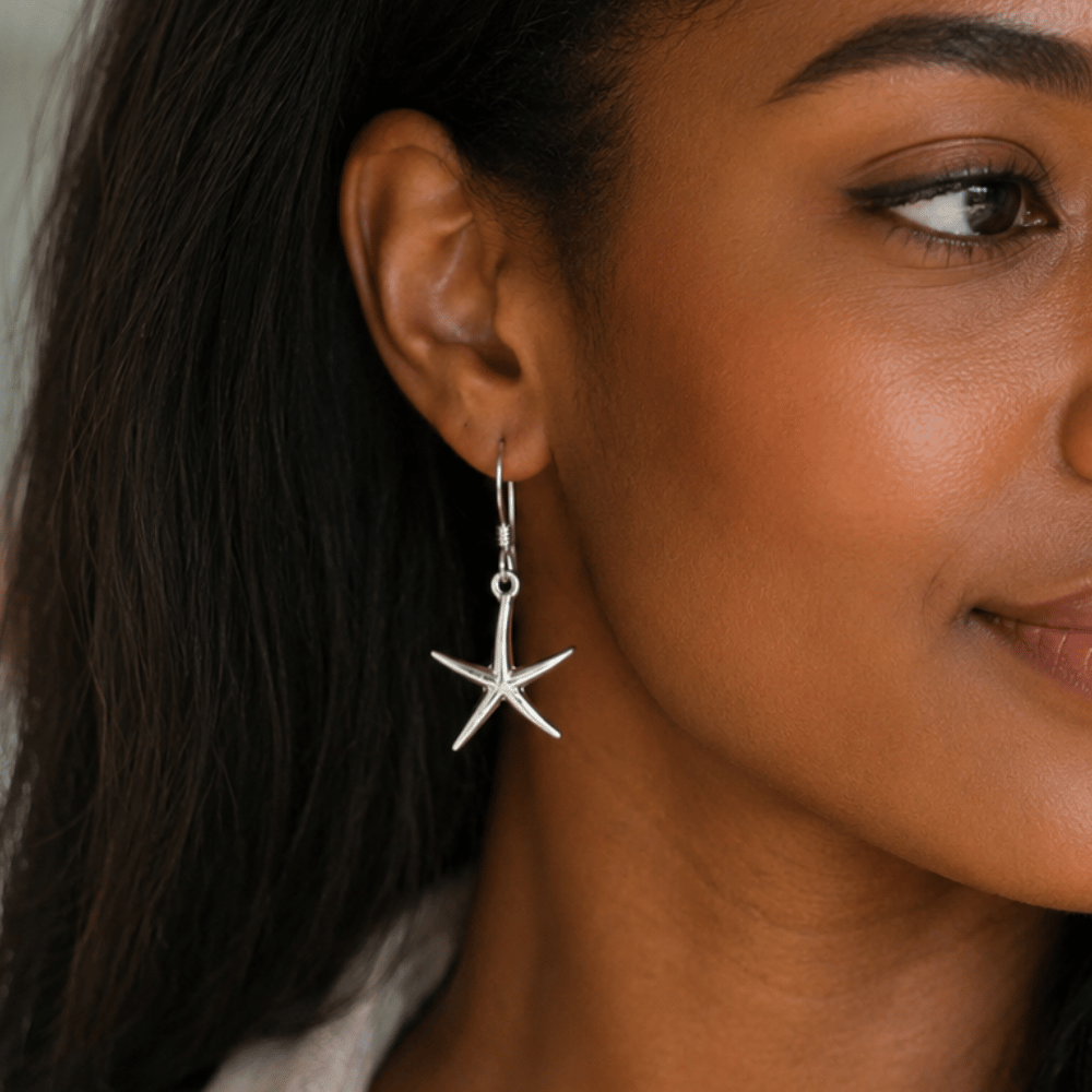 Starfish French Wire Earrings