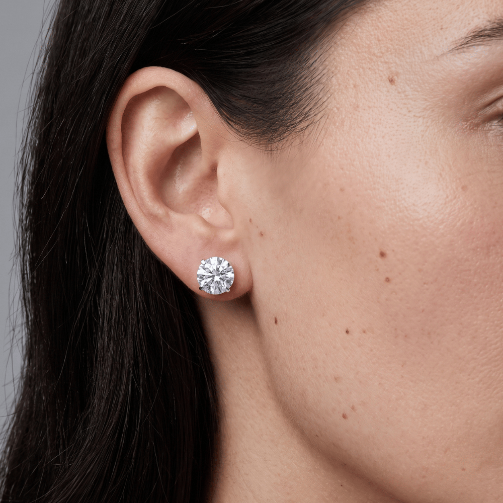 Cubic Zirconia Stud Earrings