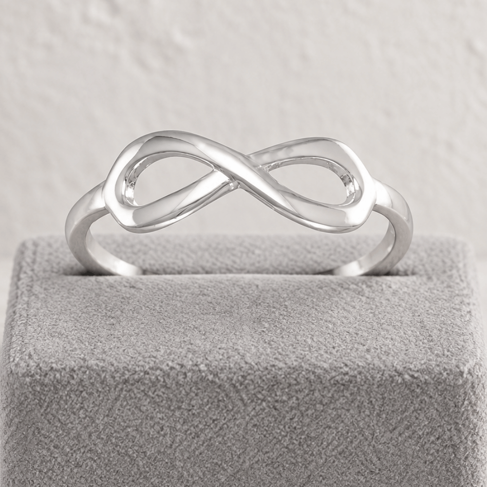 Polished Infinity Ring