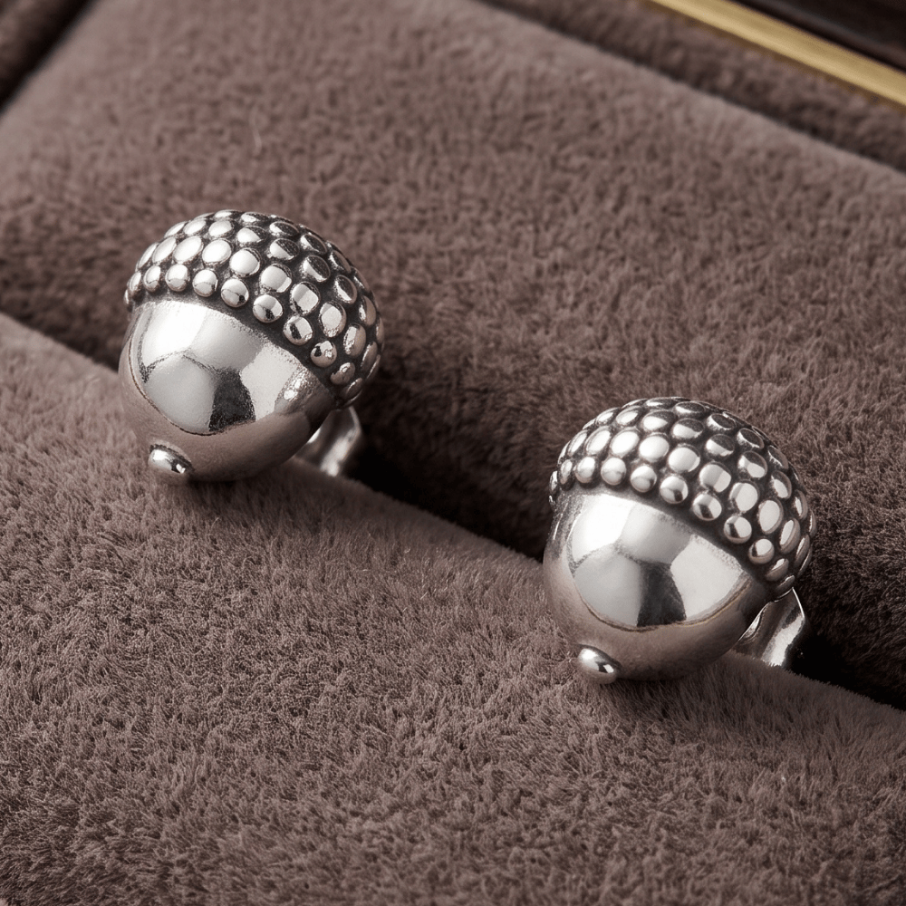 Cute Acorn Stud Earrings
