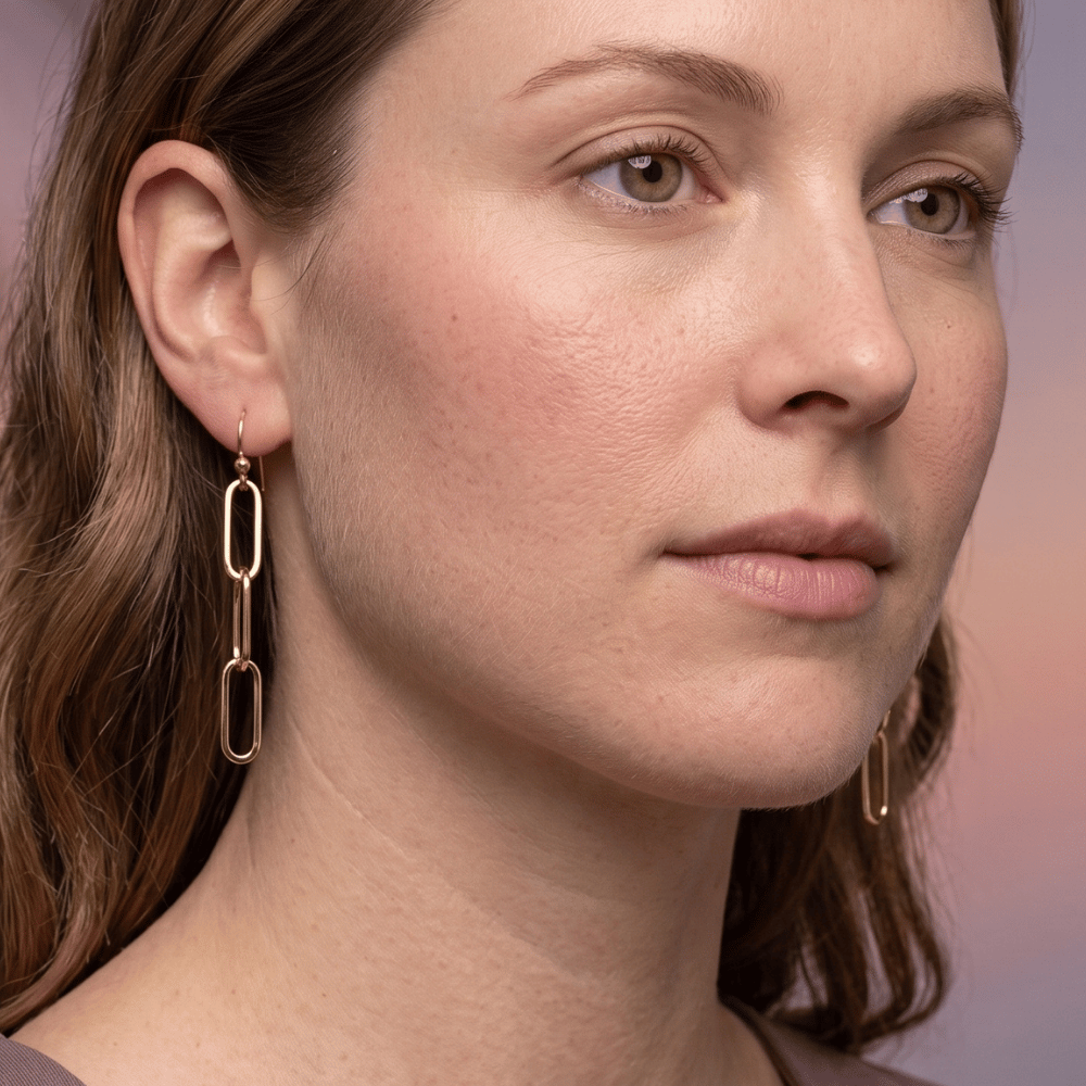 14/20 Gold Filled Paperclip French Wire Earrings