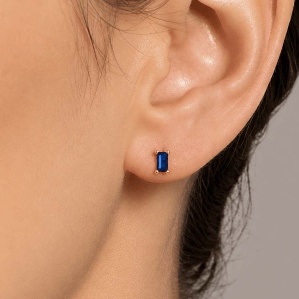 Baguette CZ Earrings