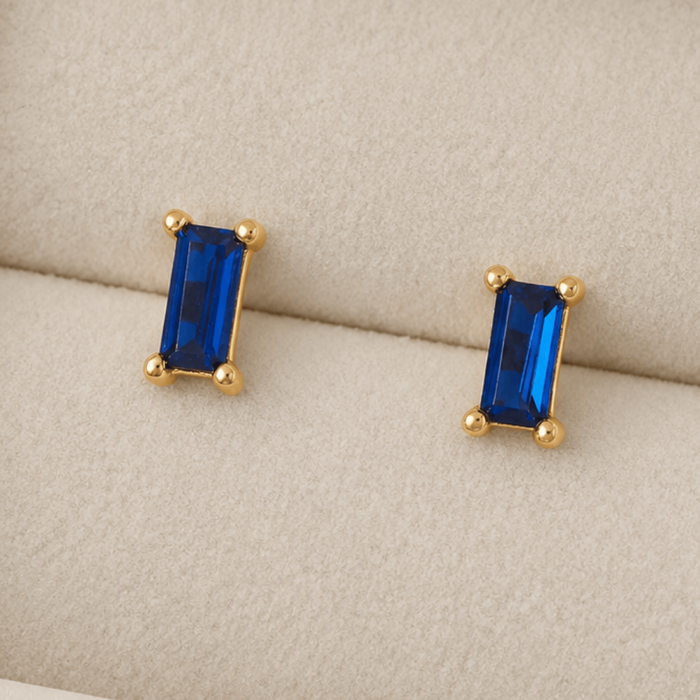 Baguette CZ Earrings