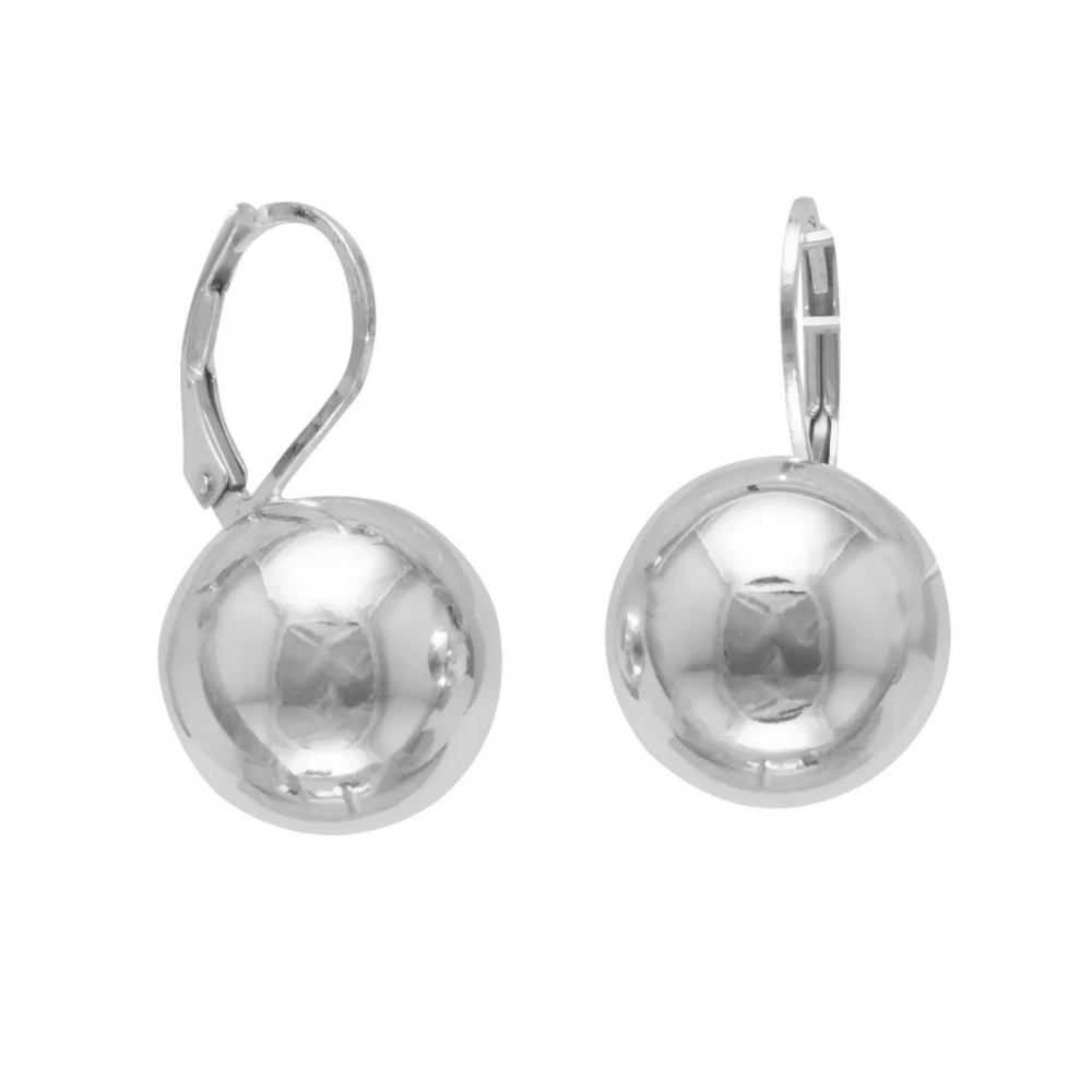 Ball Lever Back Earrings