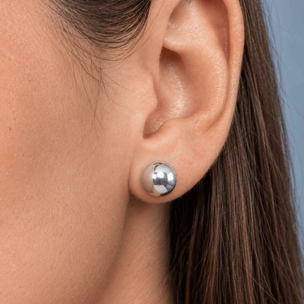 10mm Ball Stud Earrings