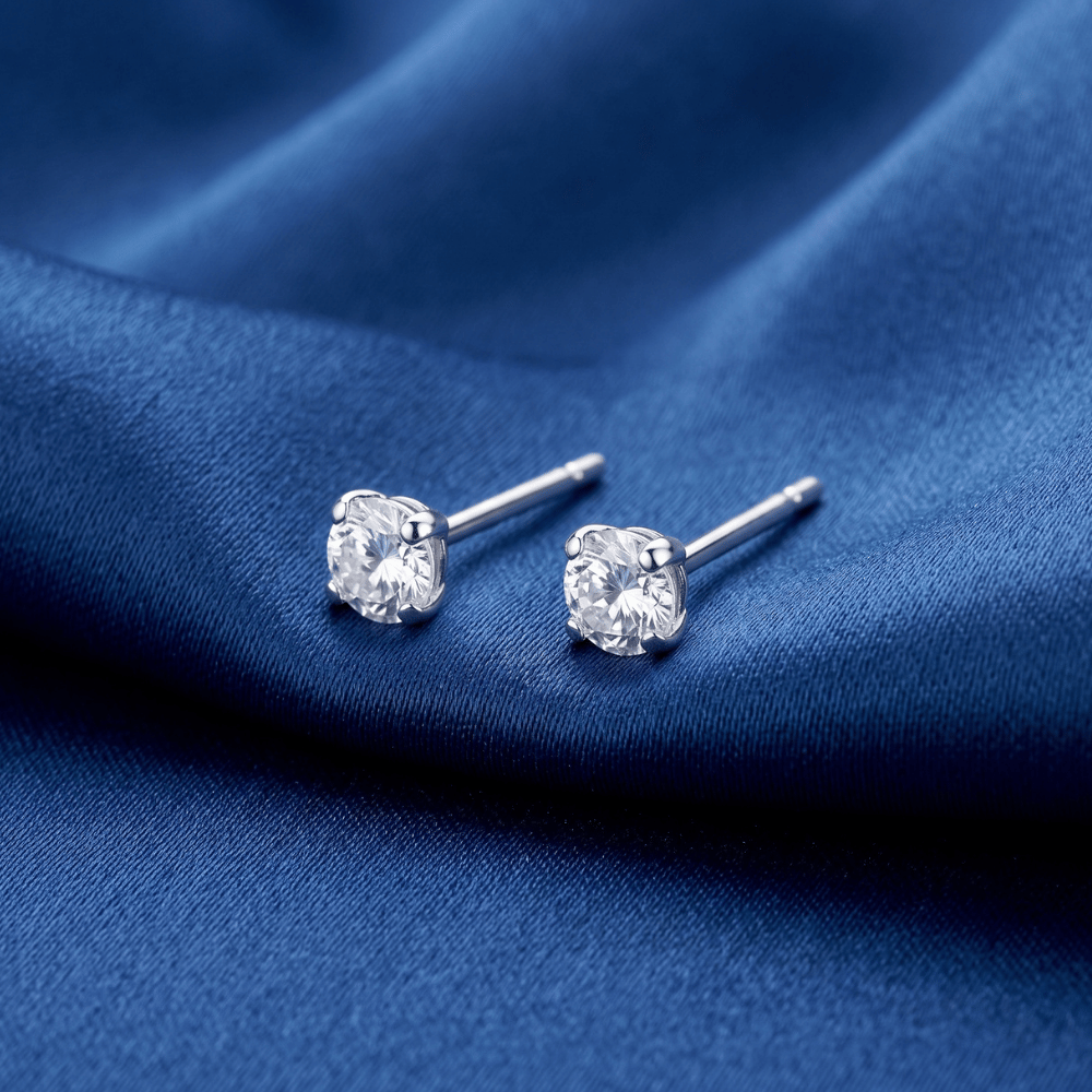 Cubic Zirconia Stud Earrings