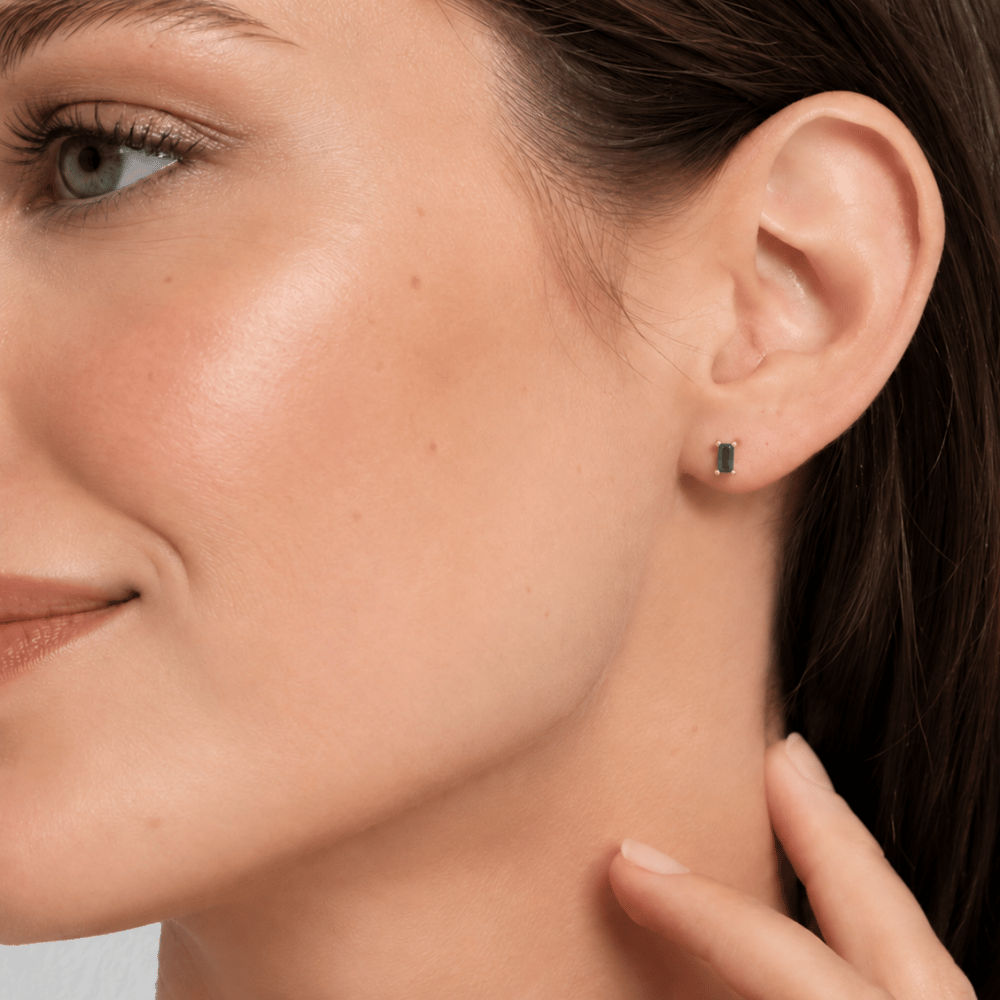 Baguette CZ Earrings