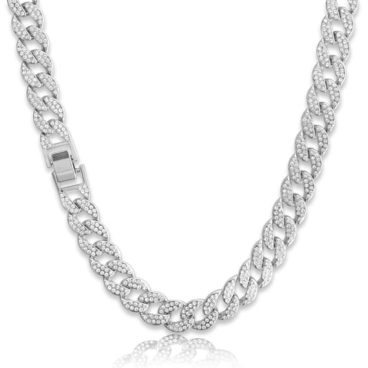 Diamond-Cut Cuban Chain - 15mm