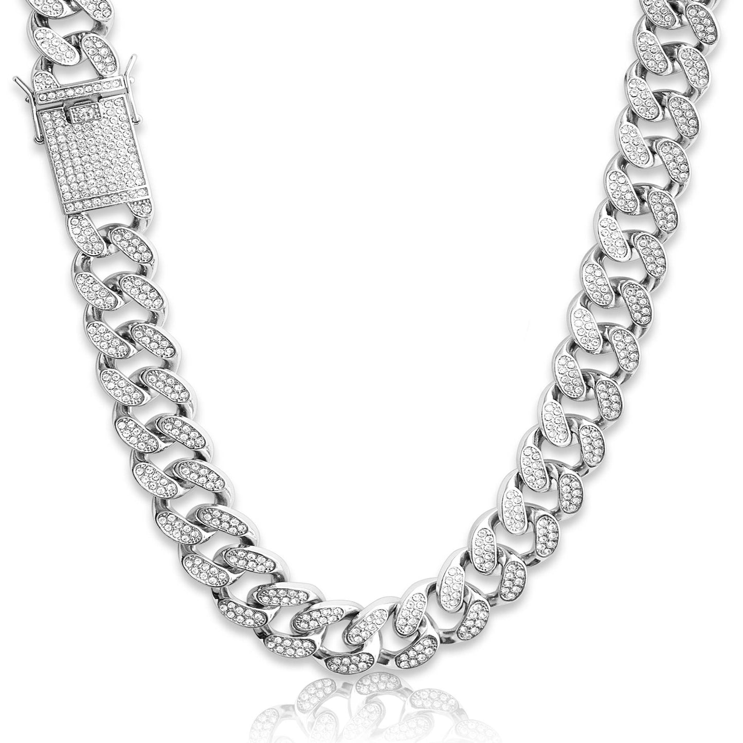 Iced Cuban Curb Chain - 20mm