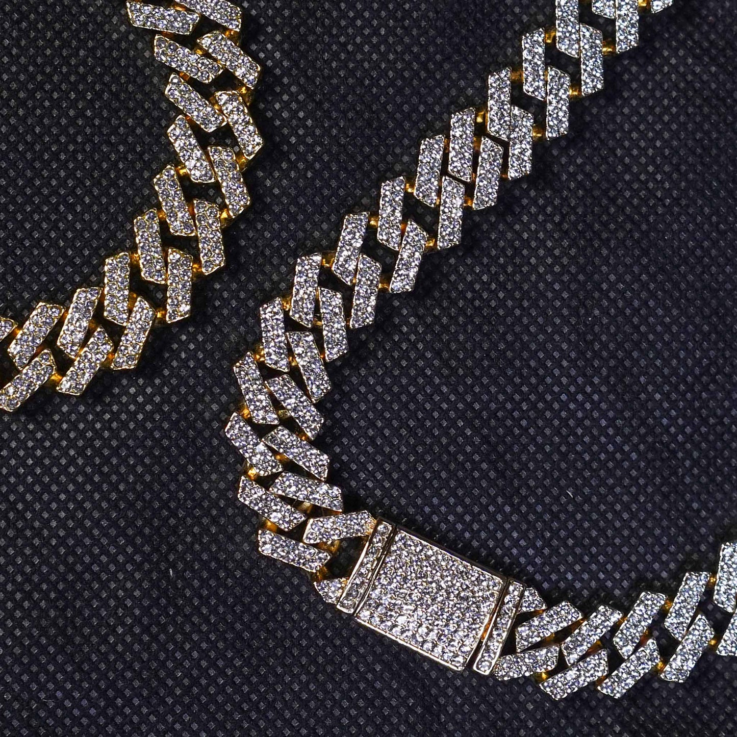 Iced Box Cuban Link Chain - 15mm