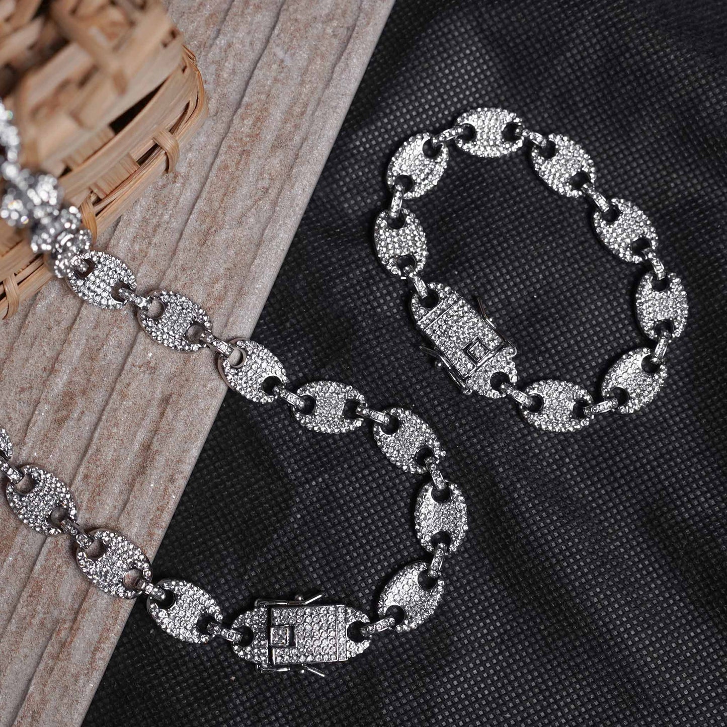 Iced Out Mariner Chain - 13mm