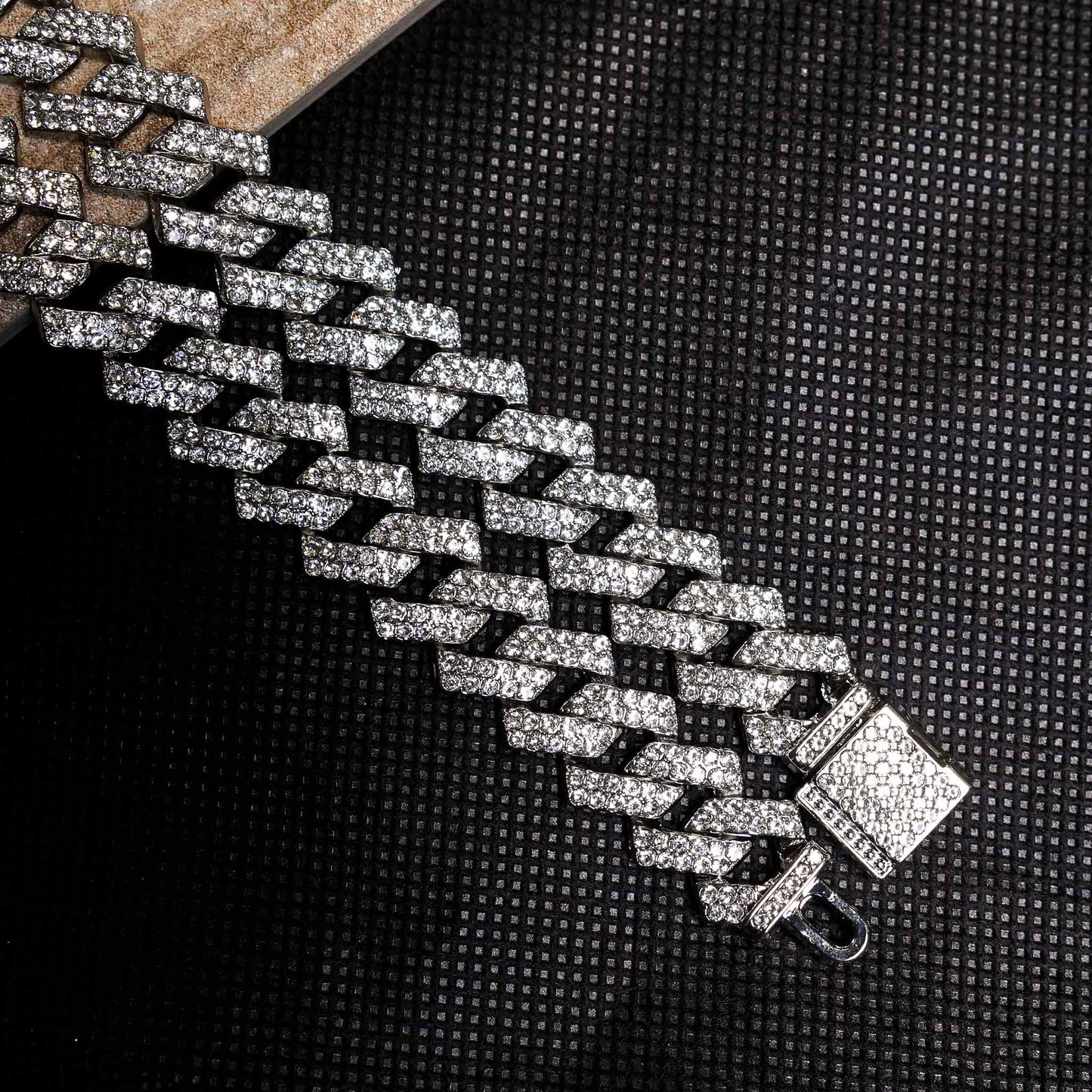 Iced Out Cuban Curb Chain & Bracelet - 14mm