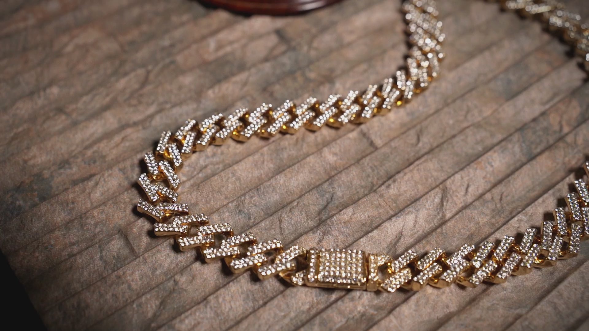 15mm Iced Out Prong Cuban Link Chain; Diamond Chains for Women & Men