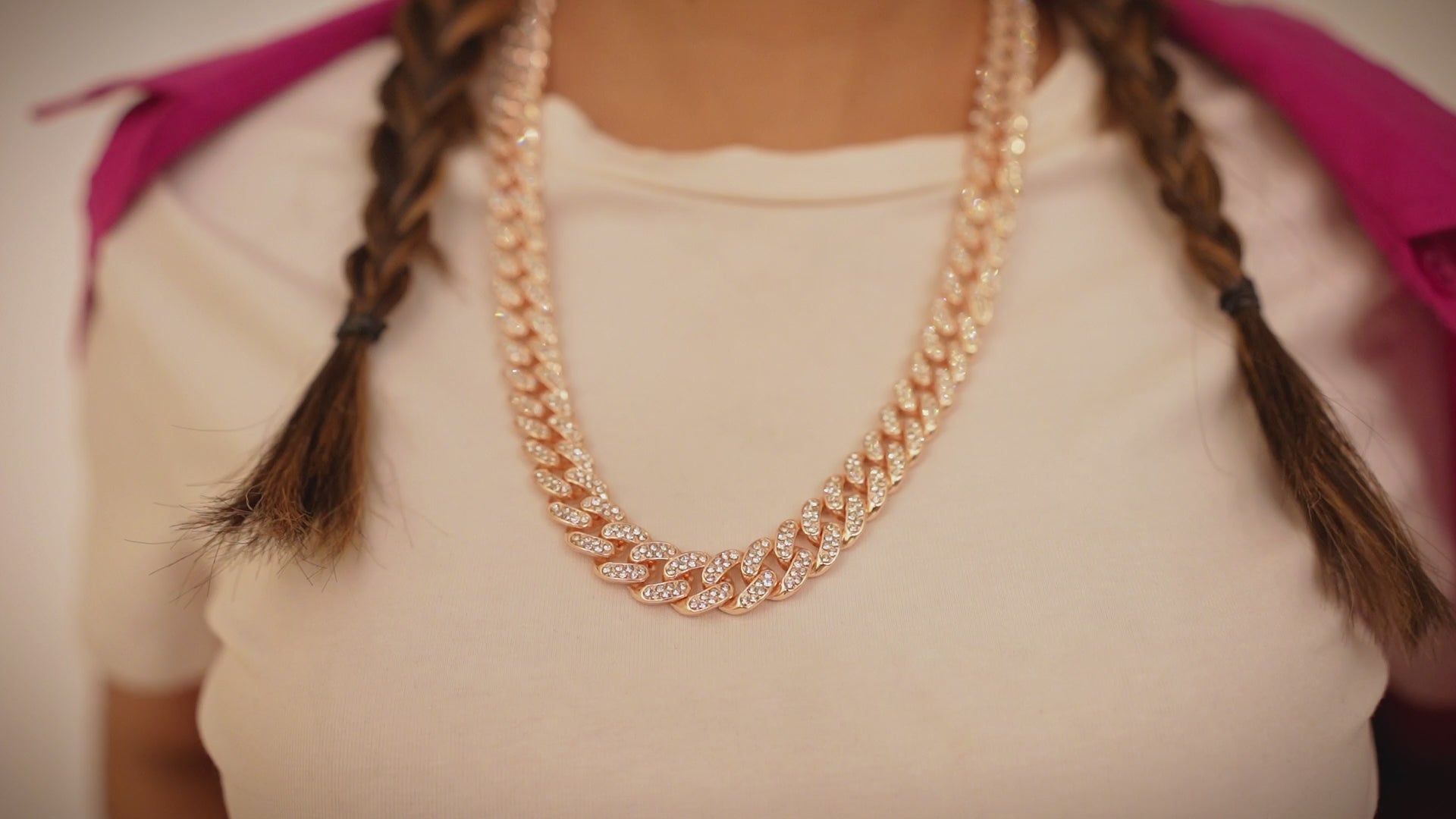 13mm Rose Gold Iced Out Miami Cuban Chain – EMESLY